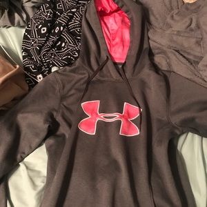 Breast cancer awareness under armour hoodie